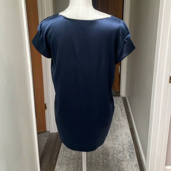 Vince silk blouse in blue - Picture 3 of 6